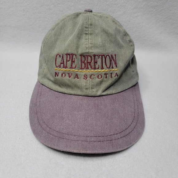Source Unknown Other - Vintage Cape Breton Nova Scotia Dad Hat Men's One Size Gray and Purple